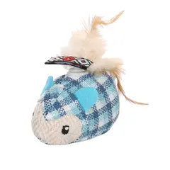 Toy mouse Flamingo 7,5cm blue