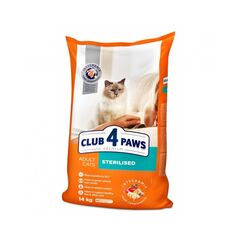 Сухой корм для стерилизованных кошек 4 Paws 14кг