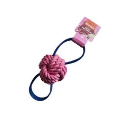 Toy rope with handles PET INTEREST with bacon flavor 10cm