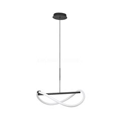 საკიდი Rabalux Serena LED 15W 4000K h1500 L450 შავი თეთრი