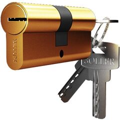 Cylinder Soller F5 70 profile key gold