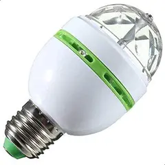 შუქდიოდური ნათურა დისკო პროექციით 360° Ergolux Disco 3000K 3W E27