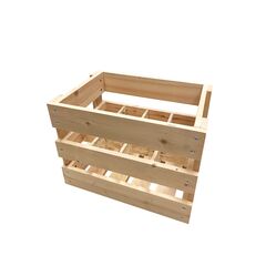 Wine wooden box 450x320x355 mm 12 bottles