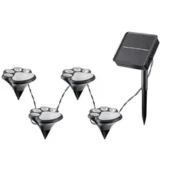 Garland Rabalux Wigry 4 0.06W 3000K 3Lm L4550 IP44 Solar black white
