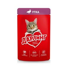 სველი საკვები კატის ჟელე Darling იხვის ხორცი 75გ