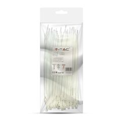 Стяжка V-TAC 3.5 200мм 100шт белая 11167