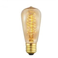 შუქდიოდური ნათურა New Light ST58 2300K 40W E27