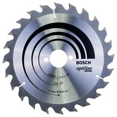 Циркулярный диск Bosch Optiline Wood 190x2.6x30 мм 24
