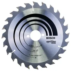 Circular disc Bosch Optiline Wood 190x2.6x30 mm 24