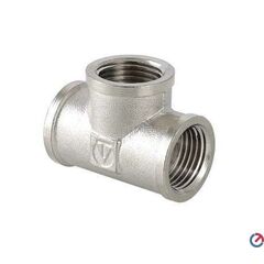 Tee 20X1/2"X20 белый Vesbo