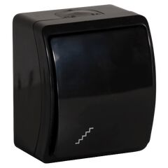 Выключатель ORNO AQUATIC 1 IP44 проходной черный