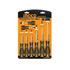 Screwdriver set Ingco HKSD0828 8 pcs.