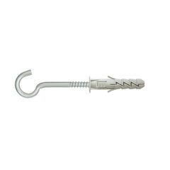 დიუბელი უნივერსალური UNIPLUG Koelner 8x40 მმ ჭერის კავით 4 ც B-UNIFIX-08S  ბლისტი