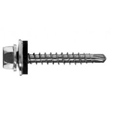 Self-tapping drill 4,8x35 wood with collar Koelner EPDM RAL 20 pcs B-OD-48035T8019