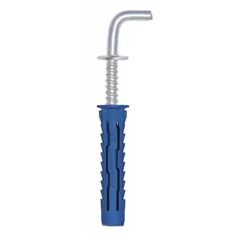 Universal dowel RawlPlug 6x30 mm with angled hook 2 pcs R-S3-4ALL-06K/2