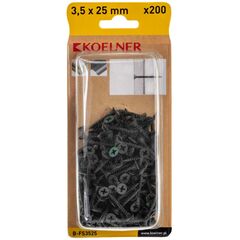 Screw 3.5x25 mm on steel Koelner 200 pcs B-FS3525  Blyst