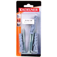 დიუბელი Koelner 3 ც B-FIX12K 8x65mm ბლისტი