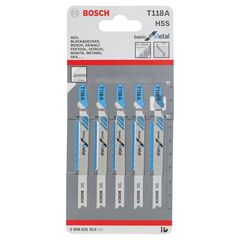 Jig saw 5 pcs BOSCH T118