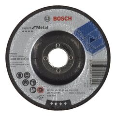 Шлифовальный диск выпуклый по металлу Bosch Expert for Metal 125x6x22.23 мм