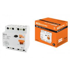 დენის დაცვის მოწყობილობა TDM 4P 50A