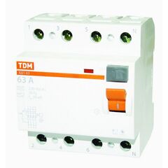 დენის დაცვის მოწყობილობა TDM 4P 63A