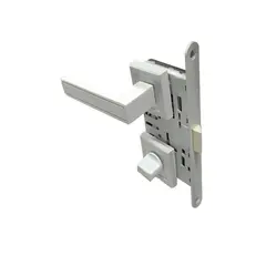 Set handle and lock BT Group 5-002-50 WT 70 mm white