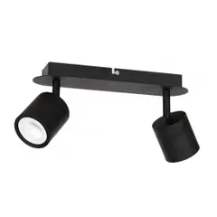 Spot light LUMINEX 2 Half black 1430 GU10 2x MAX 8W