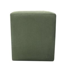 Pouf alcantara 34х40 green