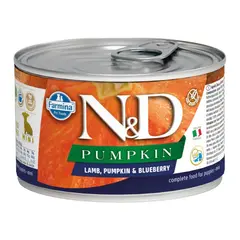 ძაღლის საკვები Farmina N&D Pumpkin Puppy Mini ბატკანი და მოცვი 140 გ