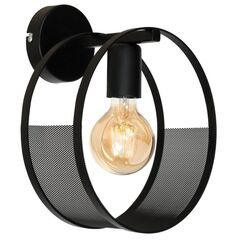 ბრა Luminex Siner 1375 1x60W E27 შავი