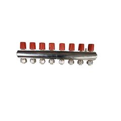 Manifold with valve ECA 8-Red