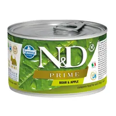 ძაღლის საკვები Farmina N&D Prime Adult Mini ტახი და ვაშლი 140 გ