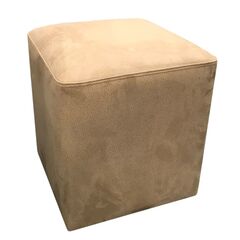 Pouf alcantara 34х40 beige