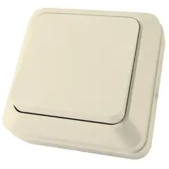 Выключатель TDM SQ1801-0002 1 клавишный слоновая кость
