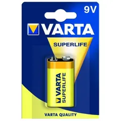 Батареика солевая VARTA Superlife 6LR61 9 V 1 шт