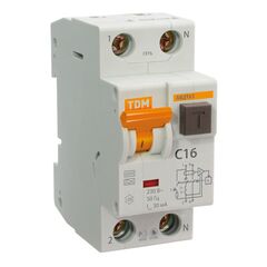 Дифференциальный автомат TDM SQ0202-0002 63 C16 30mА
