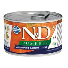 ძაღლის საკვები Farmina N&D Pumpkin Puppy Mini Starter ბატკანი და მოცვი 140 გ