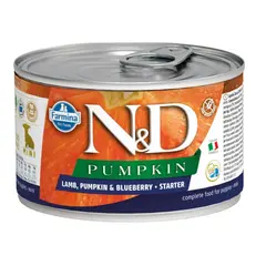 ძაღლის საკვები Farmina N&D Pumpkin Puppy Mini Starter ბატკანი და მოცვი 140 გ