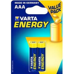 Батарейка Алкалиновая Varta Energy AAA 2 шт