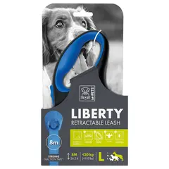 Dog leash M-Pets Liberty L blue