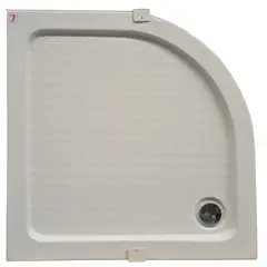 Shower tray  oval Blackline 90x90x13