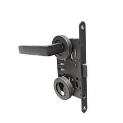 Set handle and lock Besa AGB 102491+102495+101717+102473 black