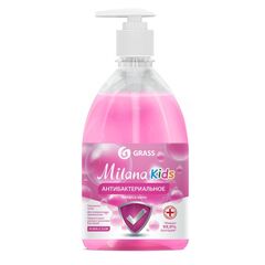 თხევადი საპონი ანტიბაქტერიული Grass "Milana Kids" Fruit bubbles 500 მლ
