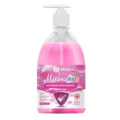 Antibacterial liquid soap Grass "Milana Kids" Fruit bubbles 500 ml