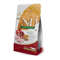 კატის საკვები Farmina N&D Ancestral Grain Neutered ქათამი და ბროწეული 1.5 კგ