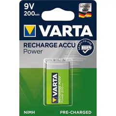Rechargeable Battery VARTA Ready to use 9V 6LR61 200 mAh 1 pcs