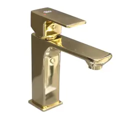 Смеситель для умывальника Uso UL-581 Gold