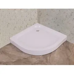 Shower tray oval SUNWAY 80x80x12.5cm