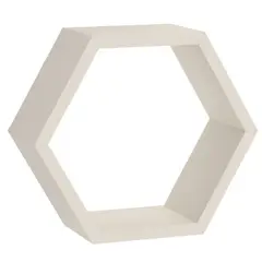 Hex shelf Velano FHS 300 white