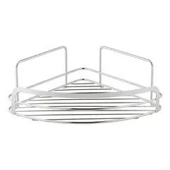 Bathroom shelf corner Bisk Niagara Chrome